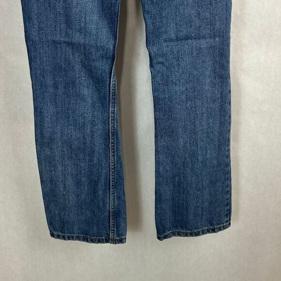 Wrangler 20X Denim Blue Jeans Boys Sz 12 Slim Adjustable Waist - Picture 6 of 8